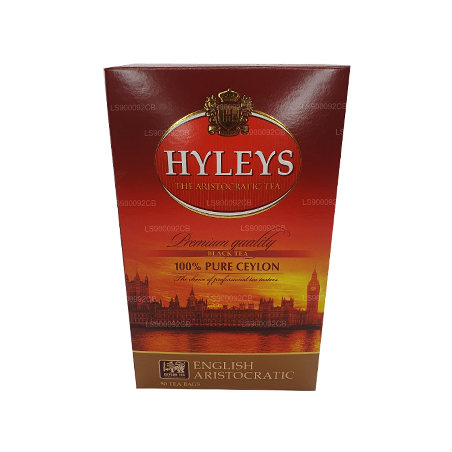 Thé noir de qualité supérieure HYLEYS 50 sachets de thé (100 g)