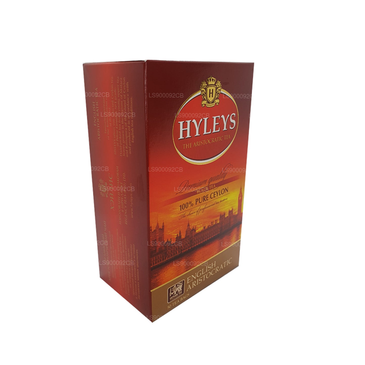 Thé noir de qualité supérieure HYLEYS 50 sachets de thé (100 g)