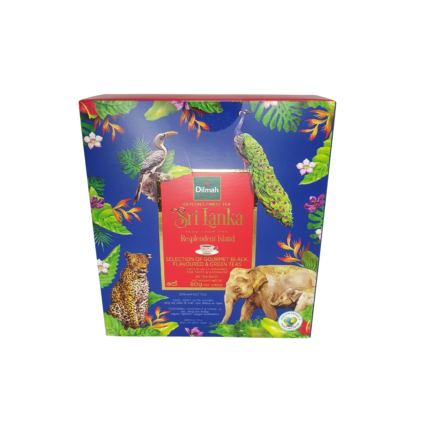 Paquet cadeau Dilmah Resplendent Island (80 g) 40 sachets de thé