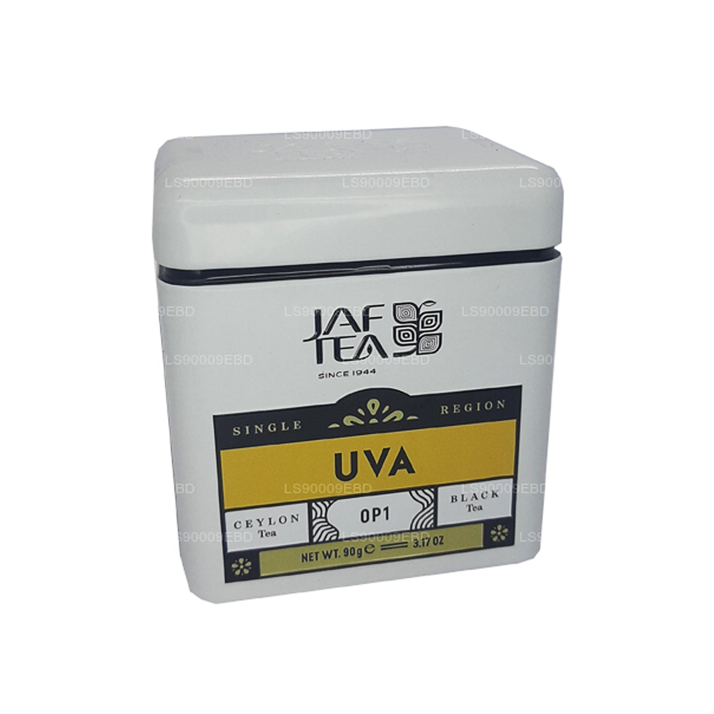 Boîte de 90 g Uva OP1 de la collection Jaf Tea Single Region