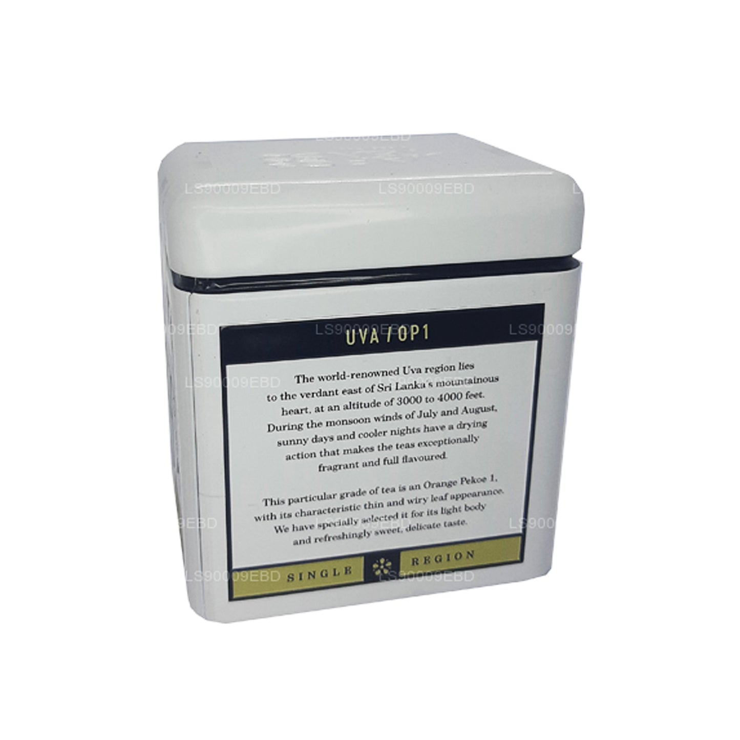 Boîte de 90 g Uva OP1 de la collection Jaf Tea Single Region