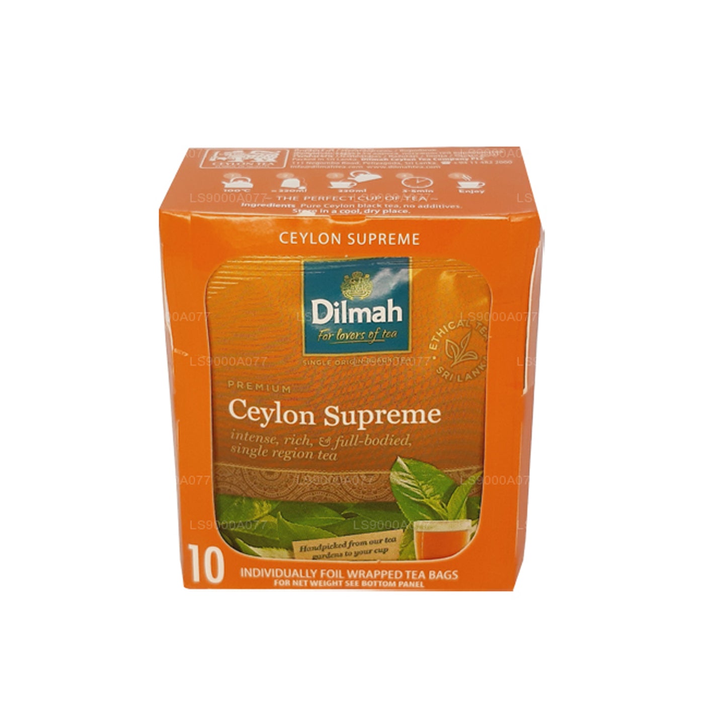 Dilmah Ceylon Supreme 10 sachets de thé (20 g)