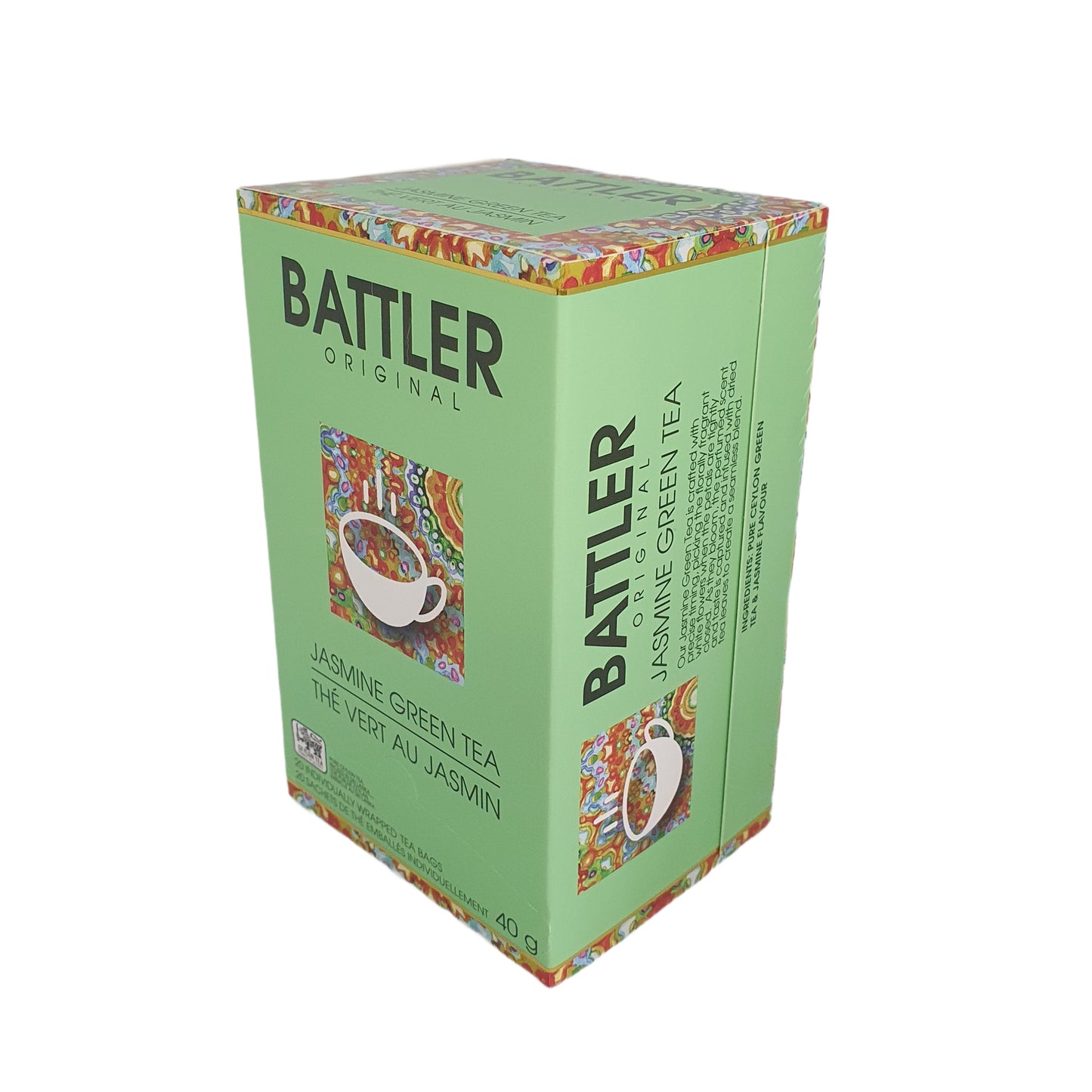 Thé vert au jasmin Battler Original (40 g) - 20 sachets