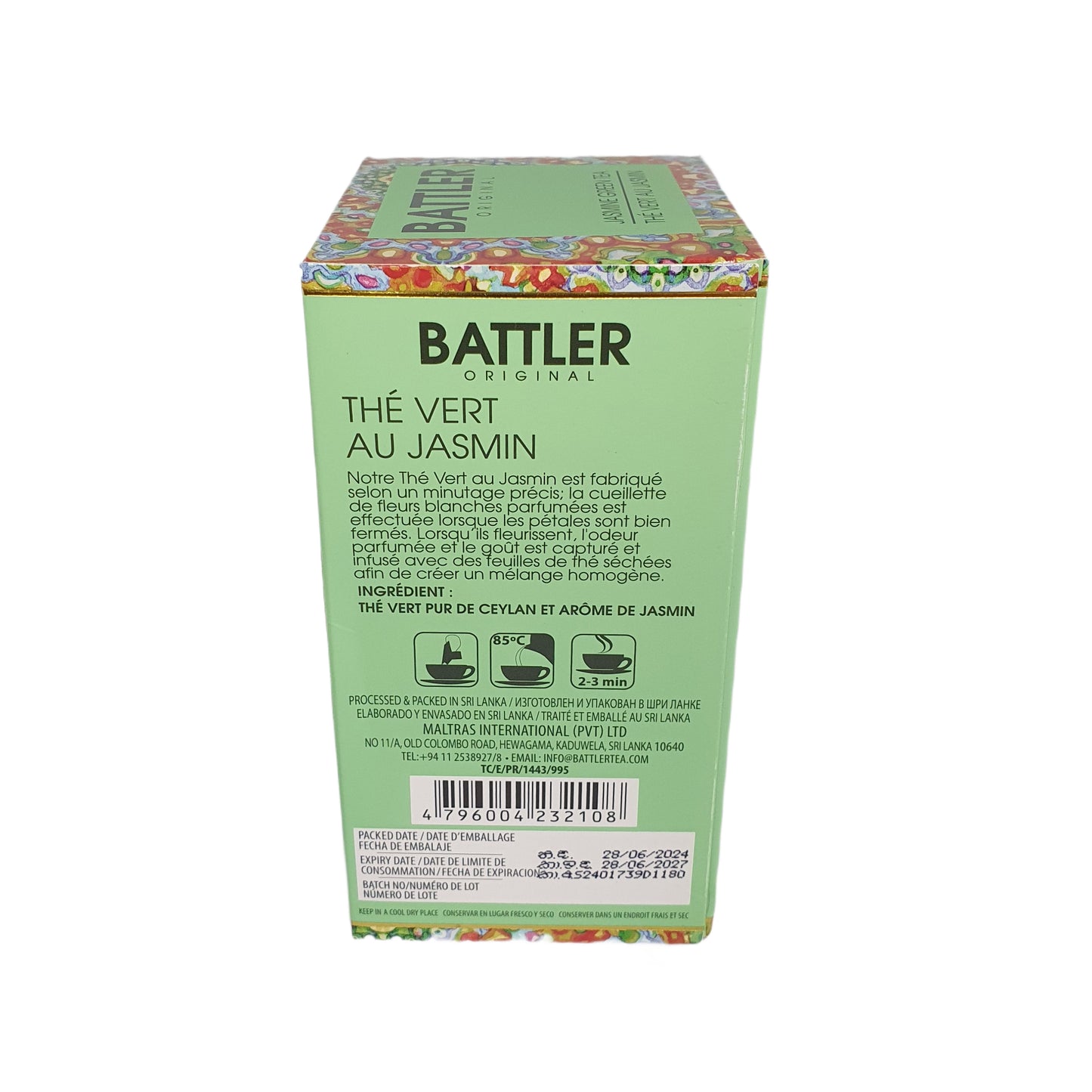 Thé vert au jasmin Battler Original (40 g) - 20 sachets