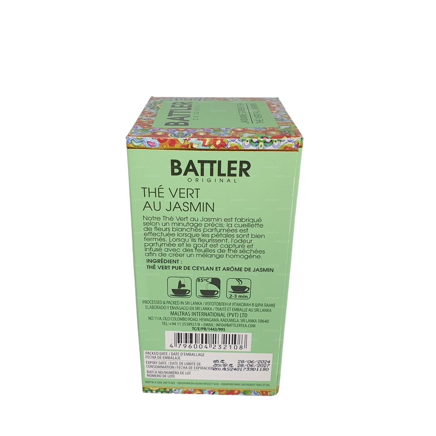 Thé vert au jasmin Battler Original (40 g) - 20 sachets