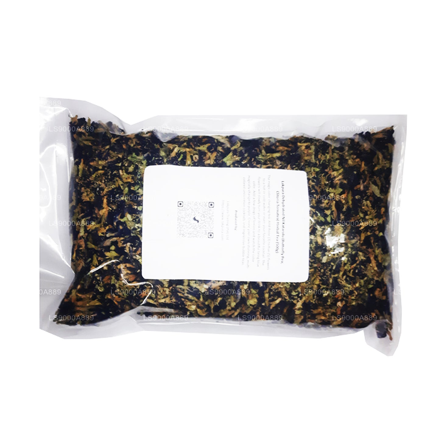 Tisane déshydratée Lakpura Nil Katarolu (pois papillon ; Clitoria Ternatea) (40 g)