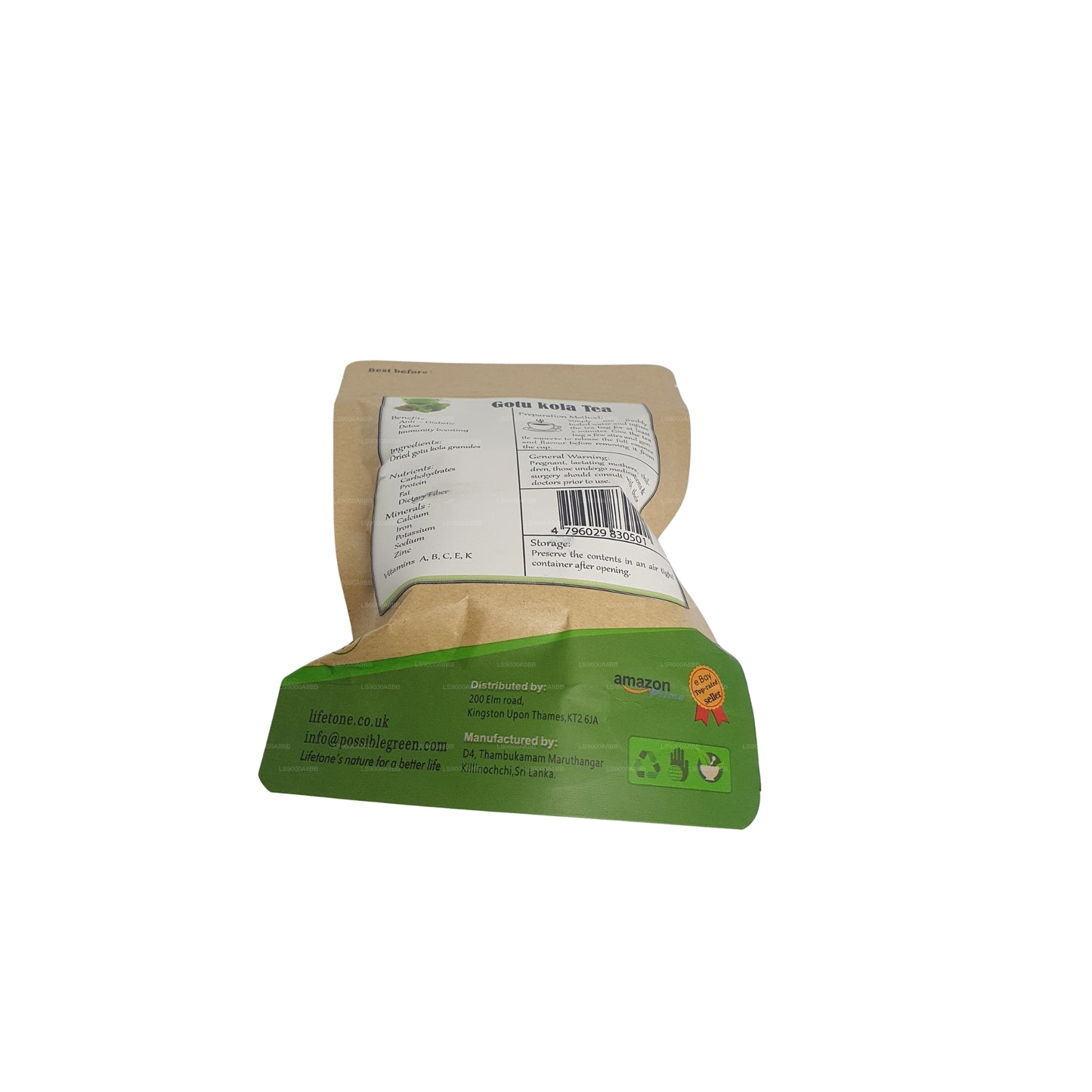 Thé Lifetone Gotukola (30 g)