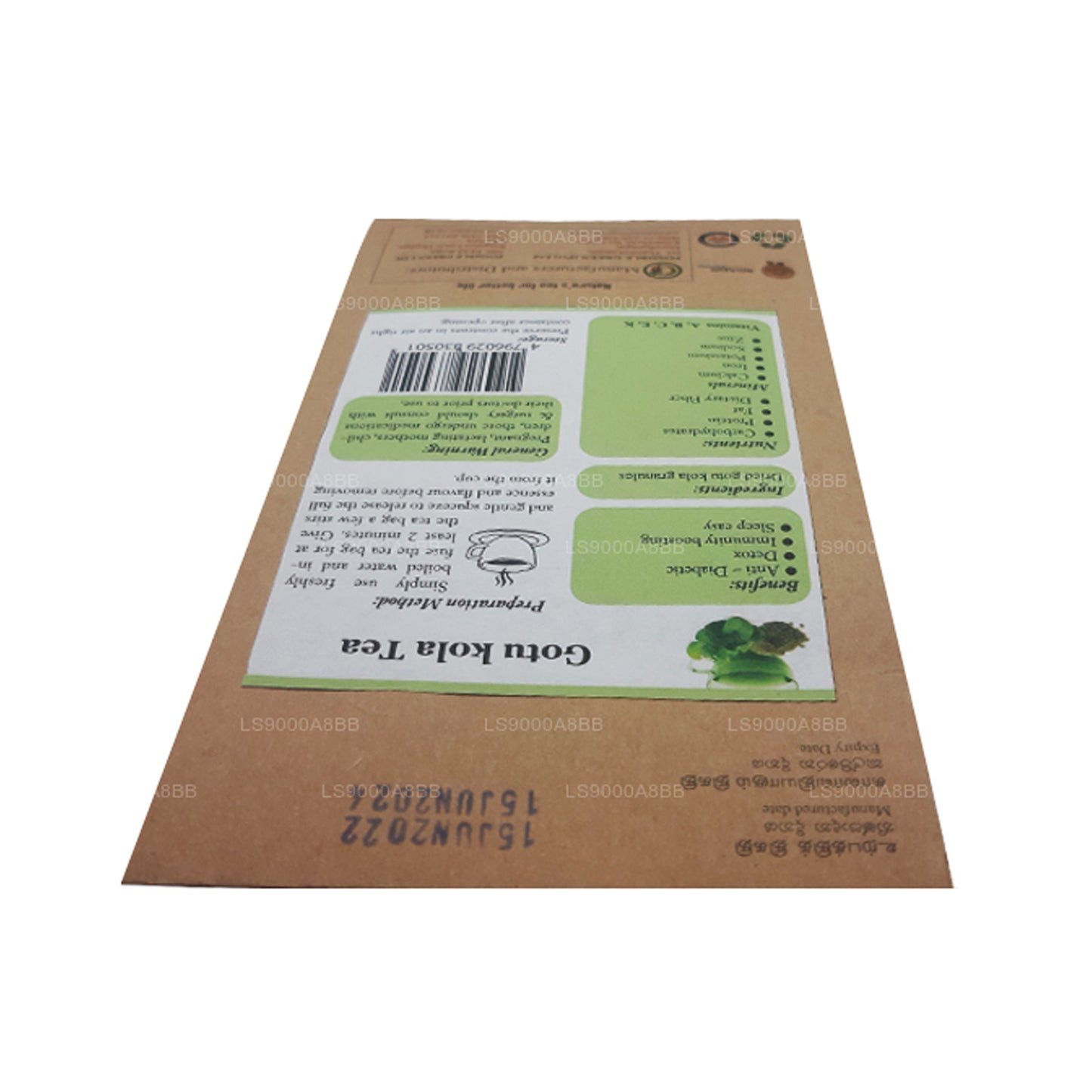 Thé Lifetone Gotukola (30 g)