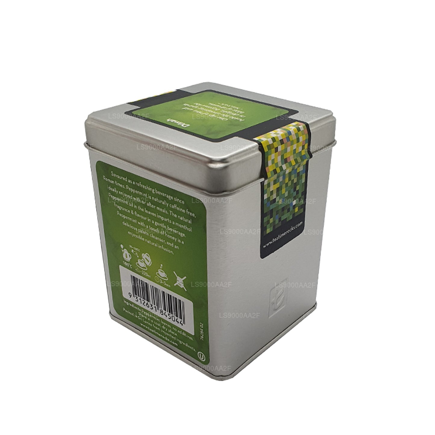 Boîte à feuilles de menthe poivrée pure Dilmah (34 g)