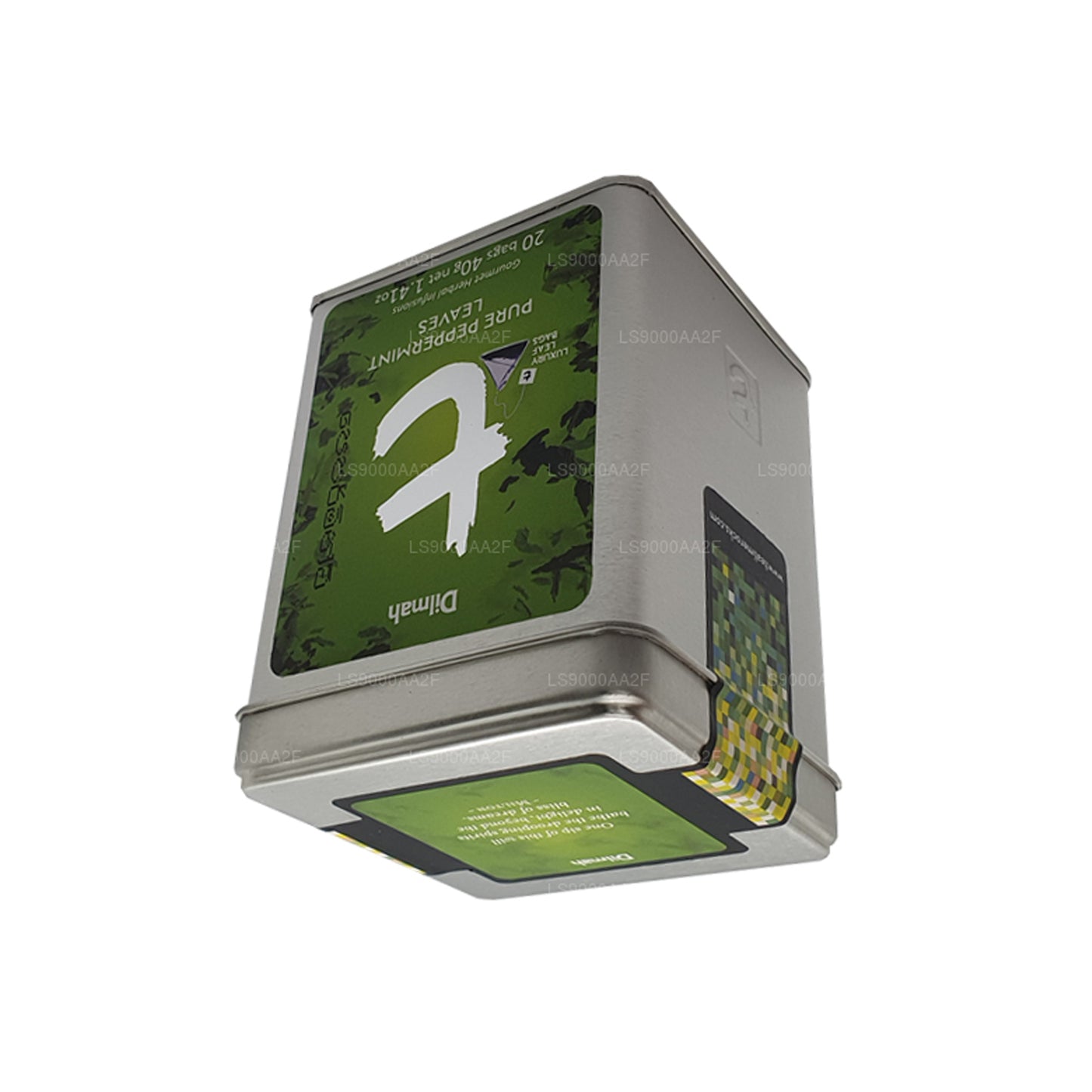 Boîte à feuilles de menthe poivrée pure Dilmah (34 g)