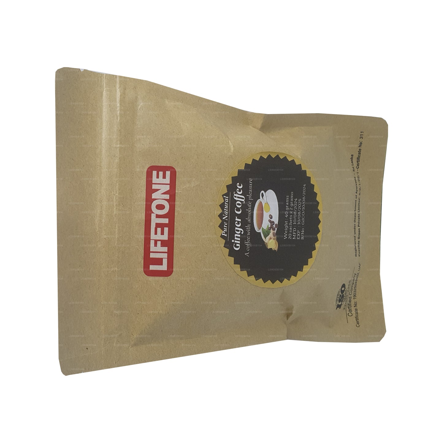 Lifetone Ginger Coffee (40g) 20 Tea Bags