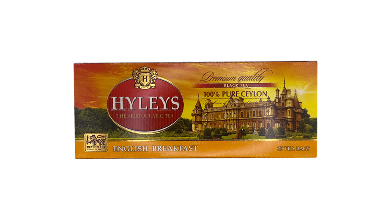 Thé Hyleys Black English Breakfast (37,5 g) 25 sachets de thé