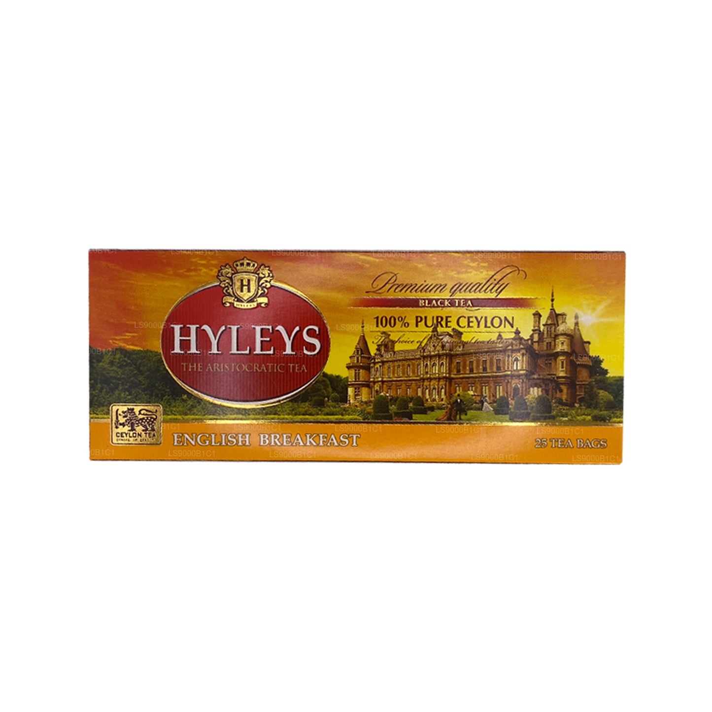 Thé Hyleys Black English Breakfast (37,5 g) 25 sachets de thé