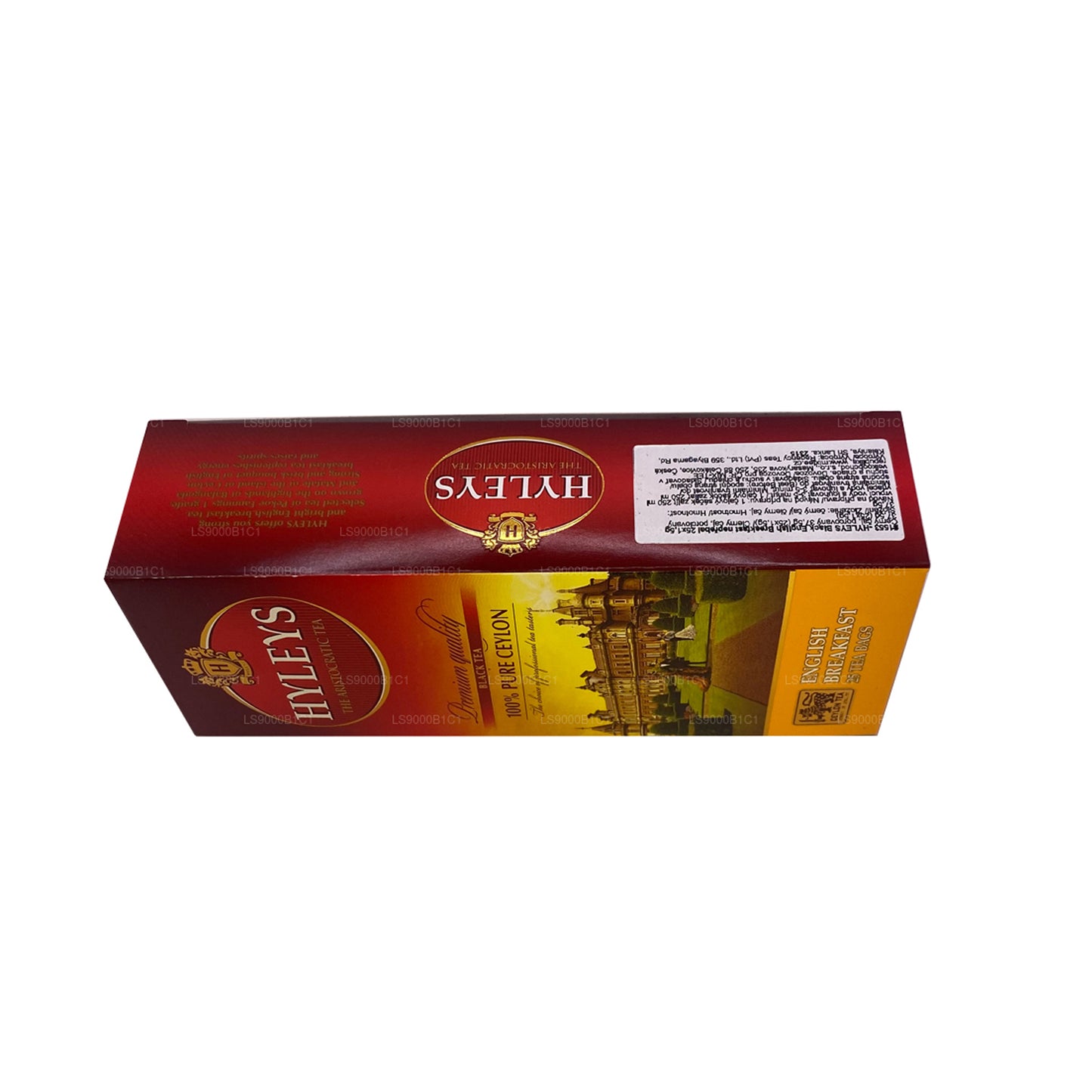 Thé Hyleys Black English Breakfast (37,5 g) 25 sachets de thé