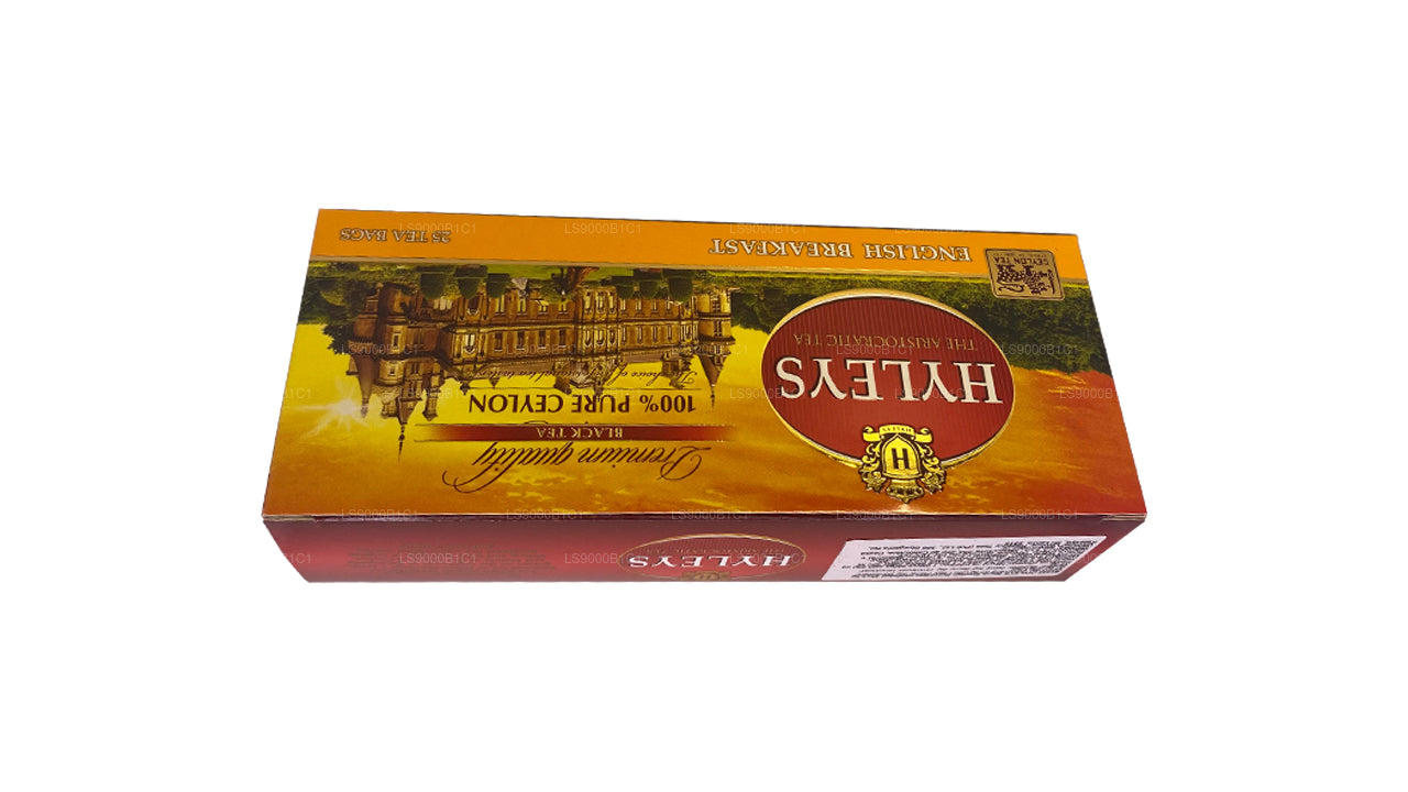 Thé Hyleys Black English Breakfast (37,5 g) 25 sachets de thé