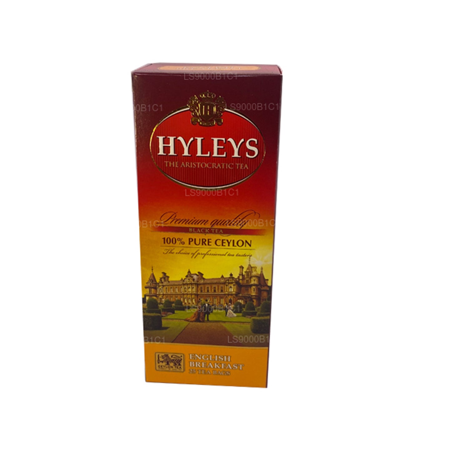 Thé Hyleys Black English Breakfast (37,5 g) 25 sachets de thé