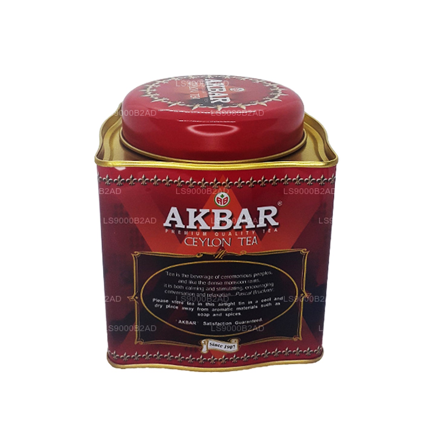 Boîte à thé Akbar Classic Ceylan Tea Leaf (250g)