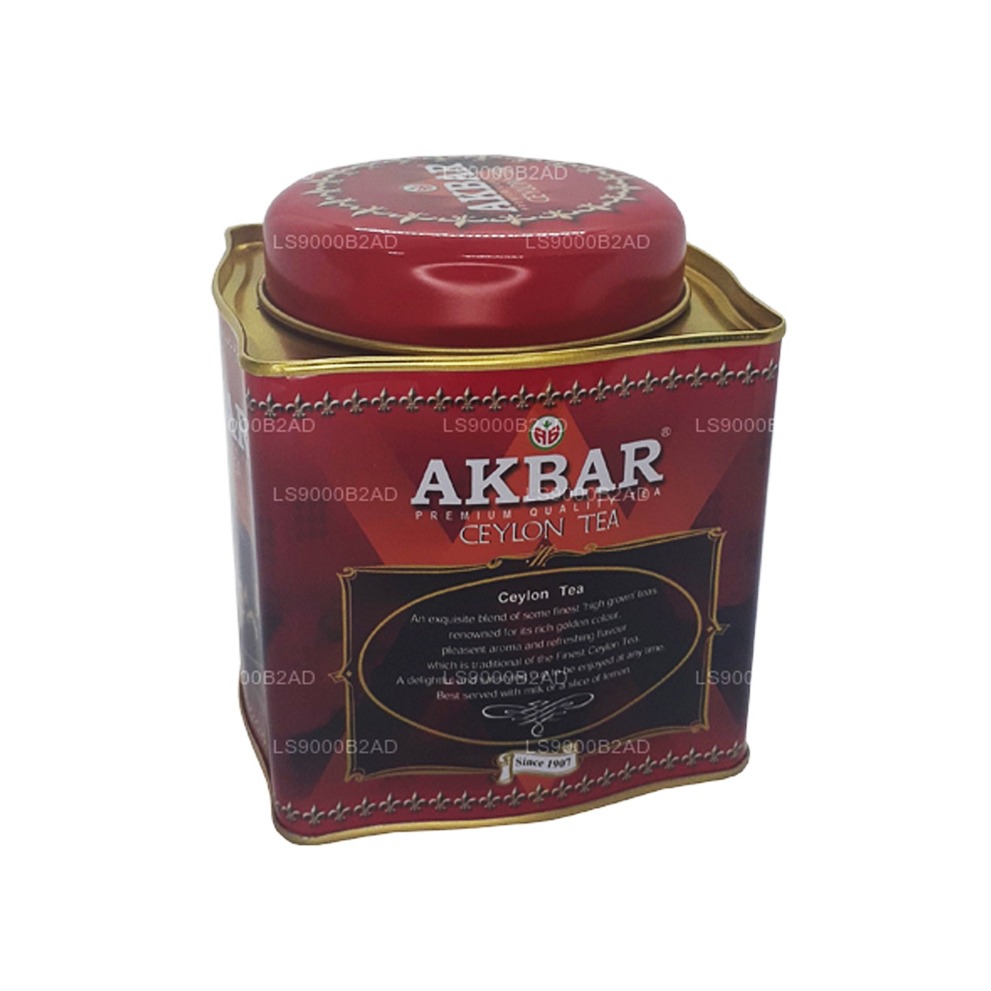 Boîte à thé Akbar Classic Ceylan Tea Leaf (250g)