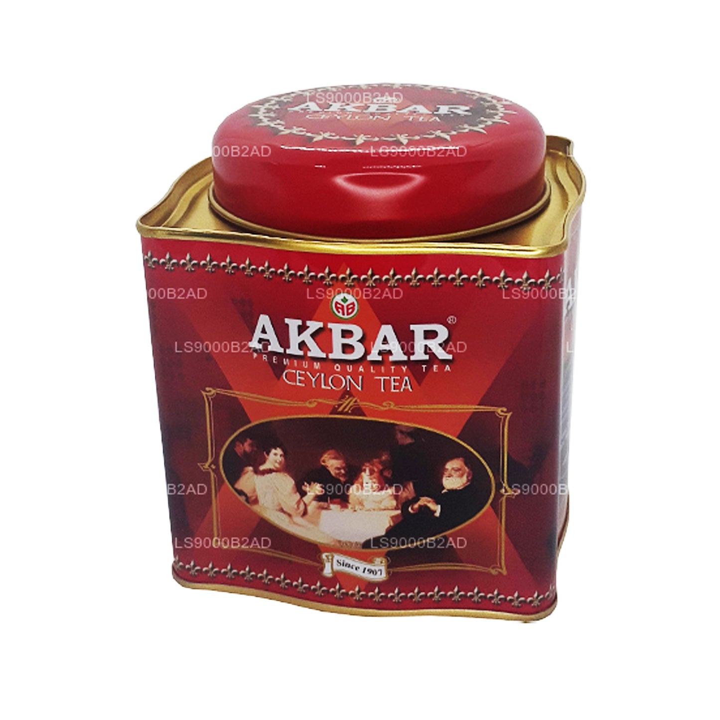 Boîte à thé Akbar Classic Ceylan Tea Leaf (250g)