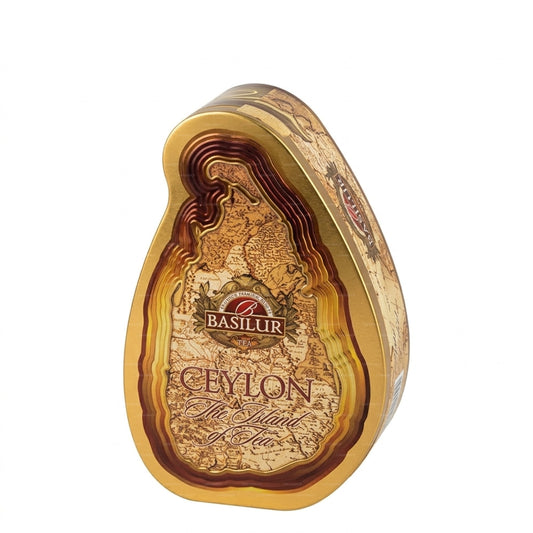 Boîte à thé Basilur Island « Gold » (100 g)