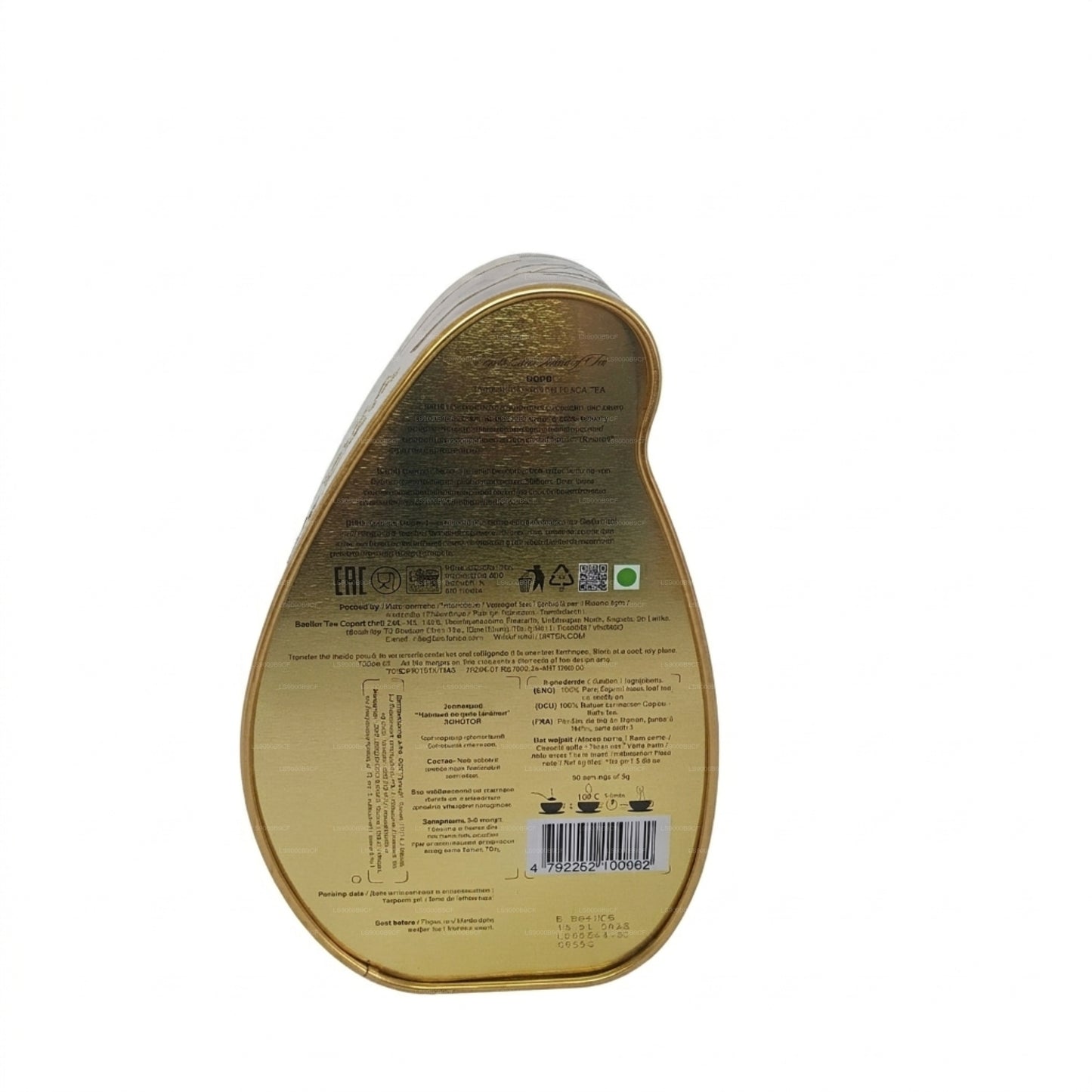 Boîte à thé Basilur Island « Gold » (100 g)