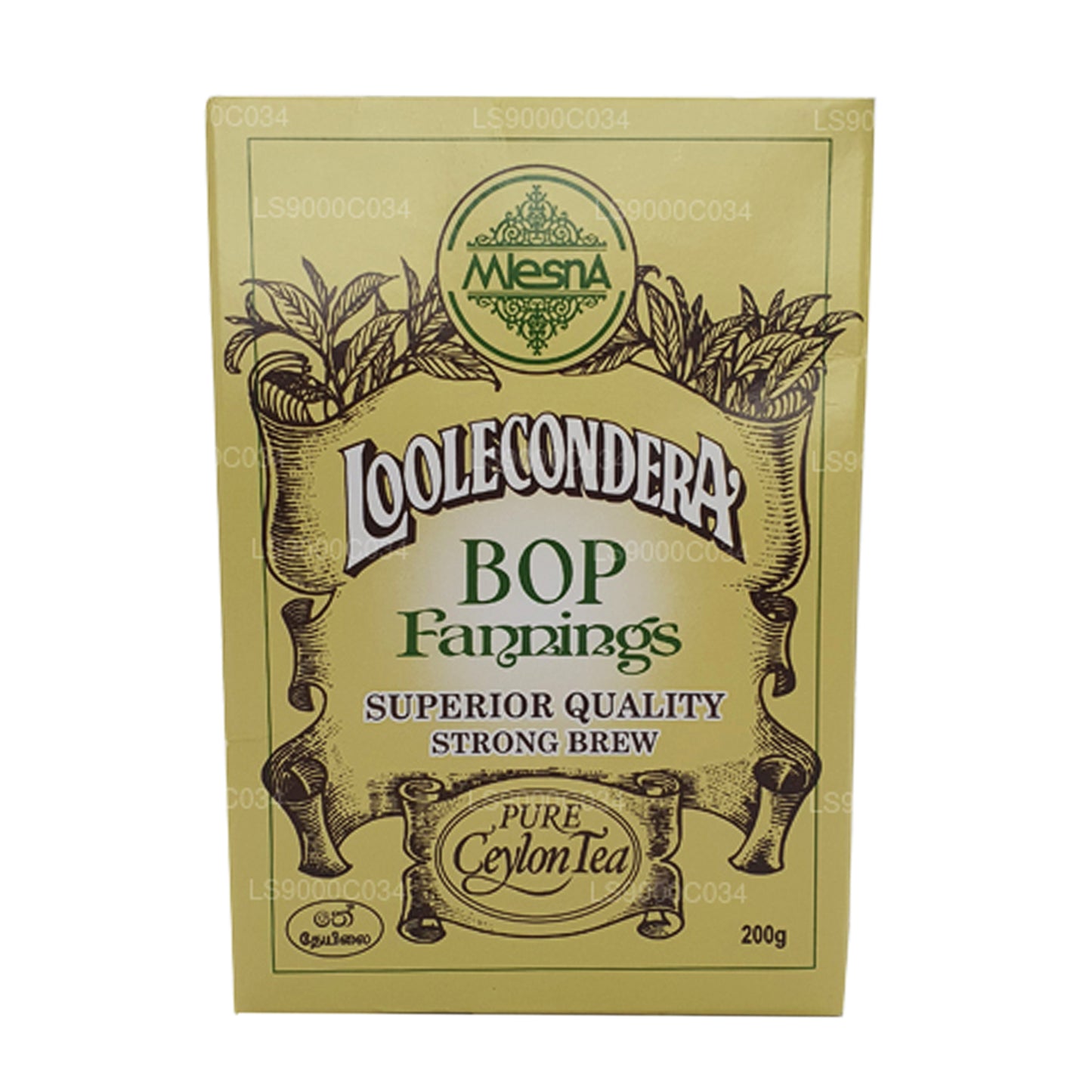 Thé en vrac Mlesna Loolecondera BOP Fannings Strong Brew (200 g)
