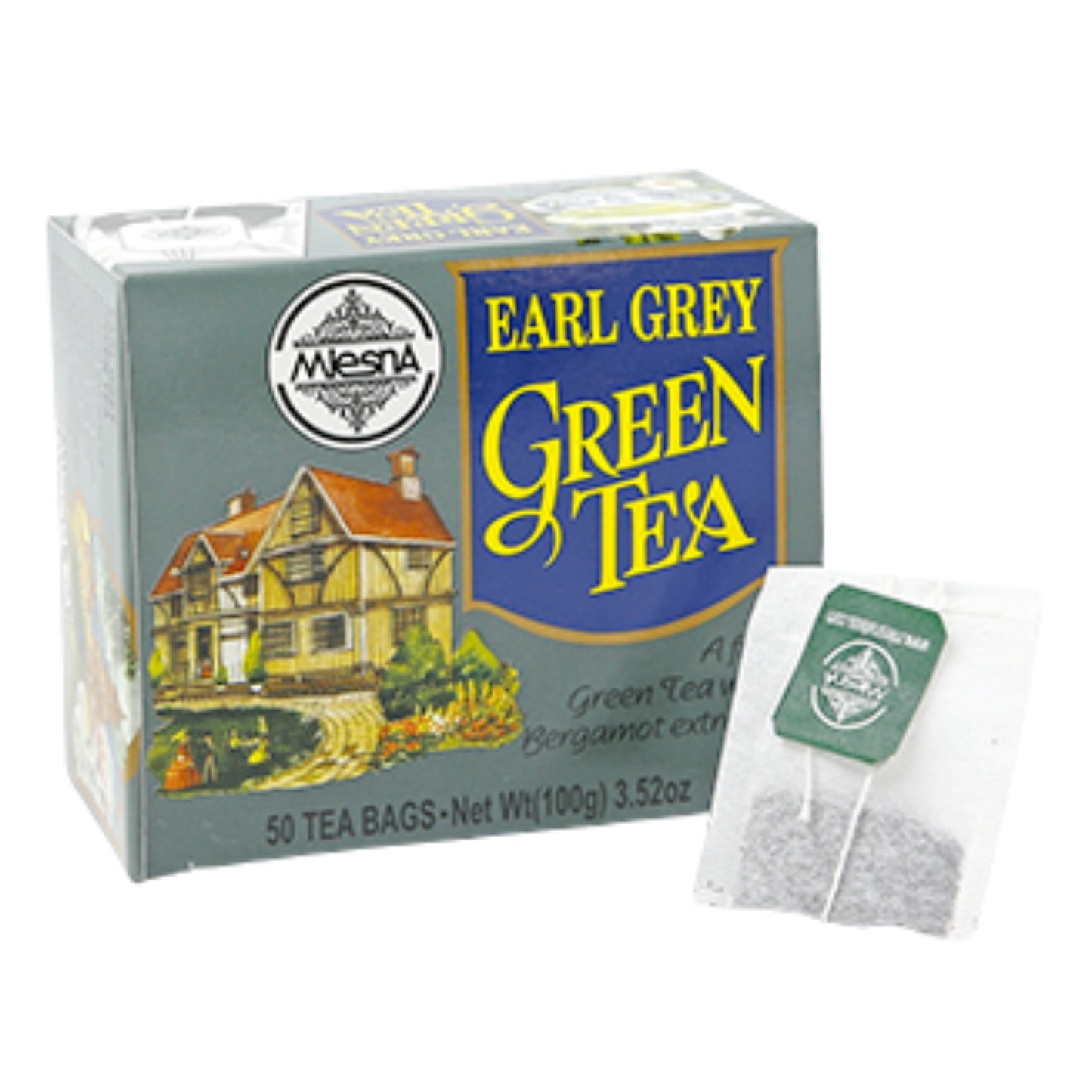 Thé vert Earl Grey Mlesna (100 g) 50 sachets