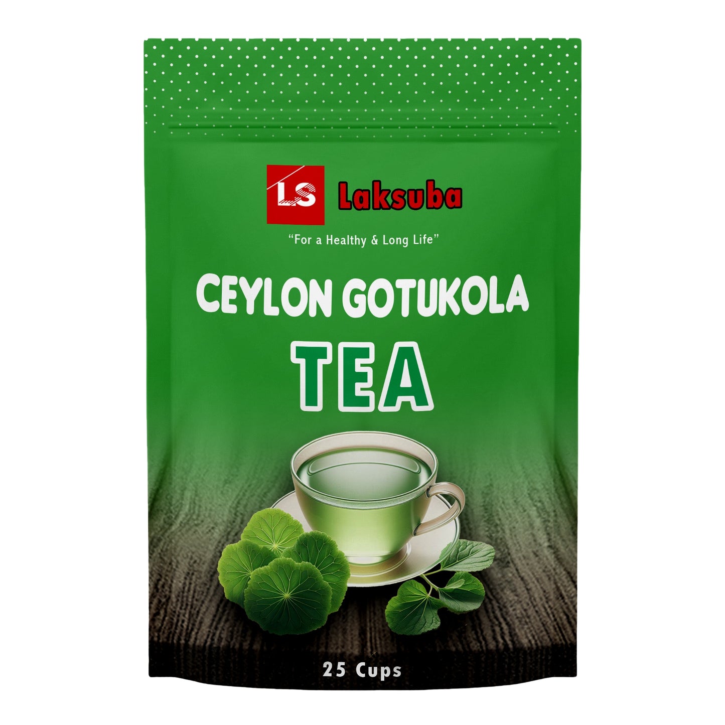 Thé Laksuba Ceylan Gotukola (37,5 g) - 25 sachets
