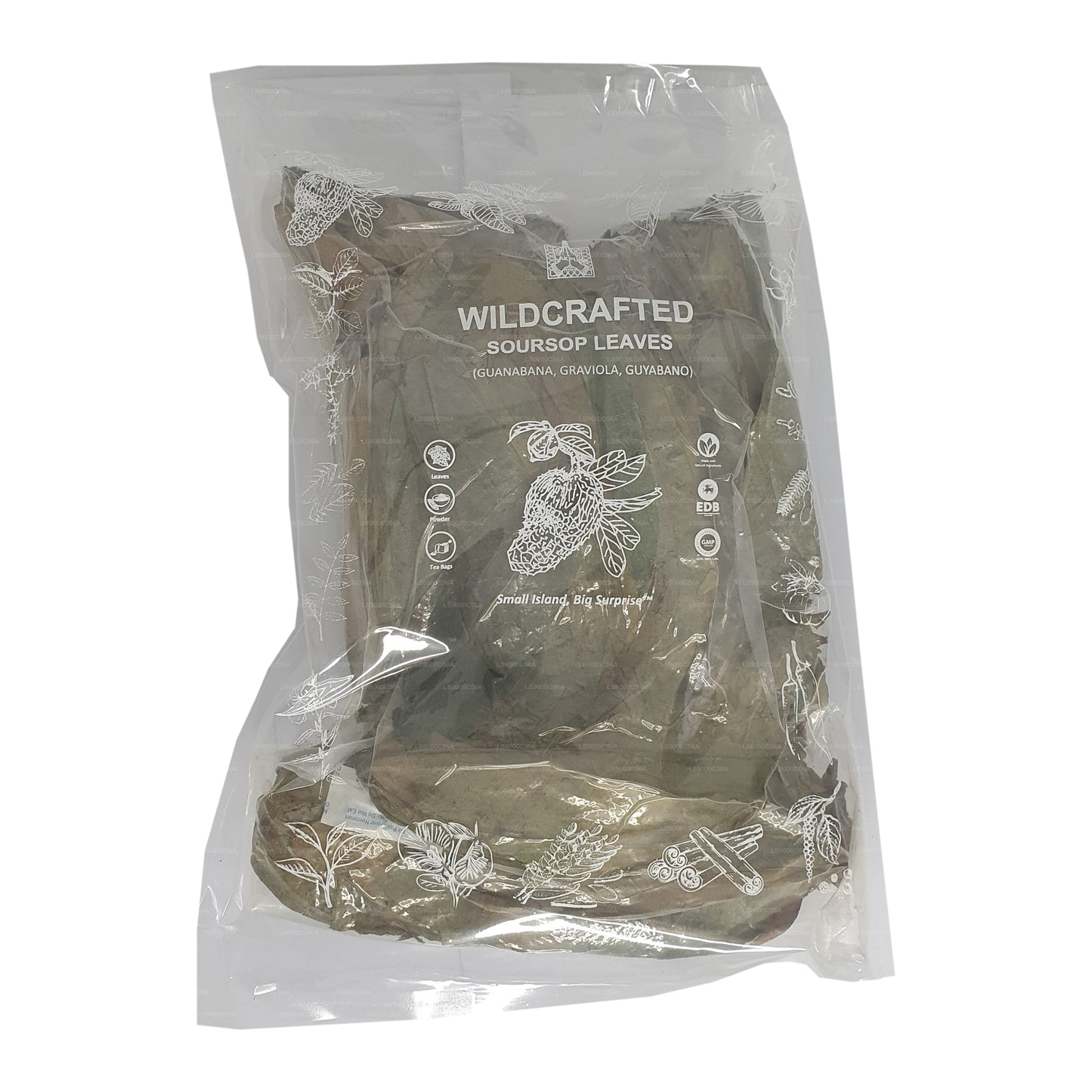 Feuilles entières déshydratées de corossol sauvage Lakpura® (Guanabana, Graviola, Guyabano)