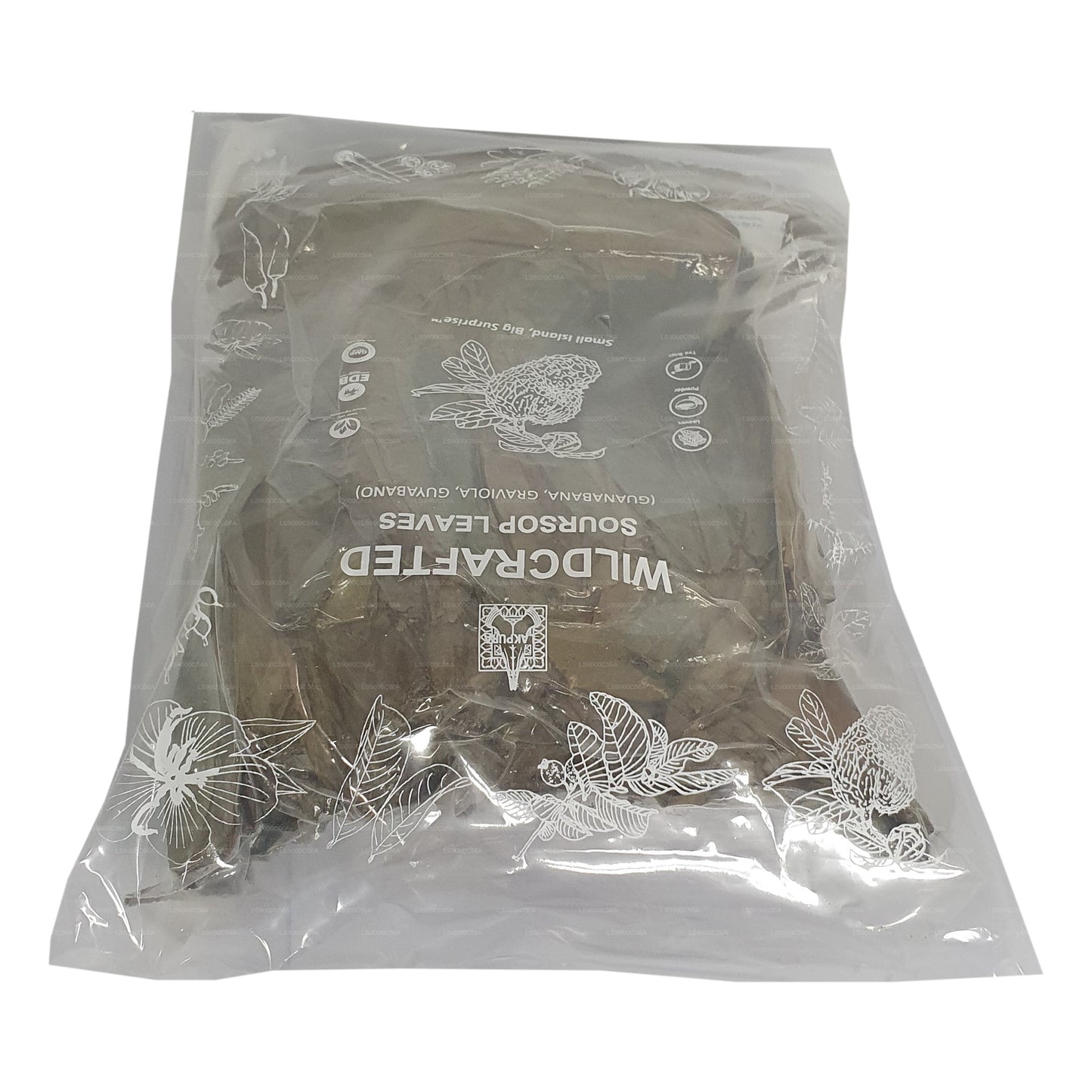Feuilles entières déshydratées de corossol sauvage Lakpura® (Guanabana, Graviola, Guyabano)