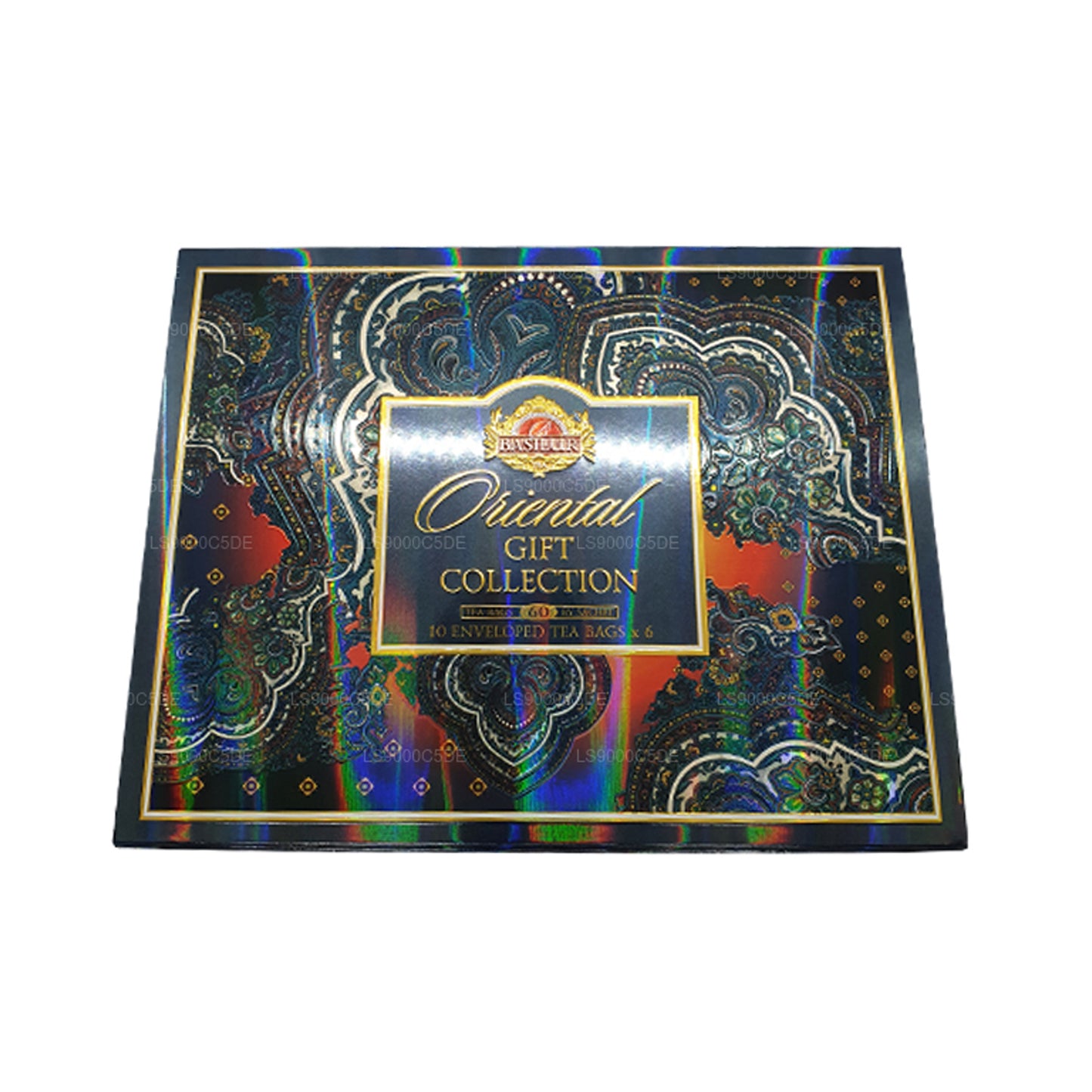 Collection de cadeaux orientaux assortis Basilur (110 g) 60 sachets de thé enveloppés