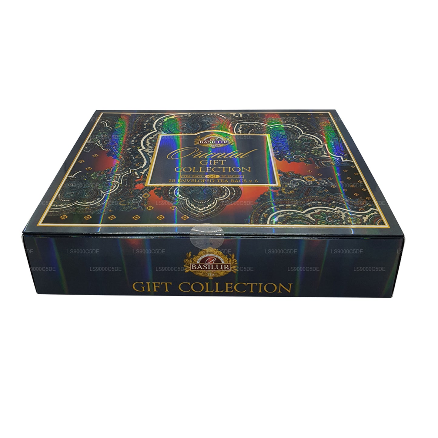 Collection de cadeaux orientaux assortis Basilur (110 g) 60 sachets de thé enveloppés