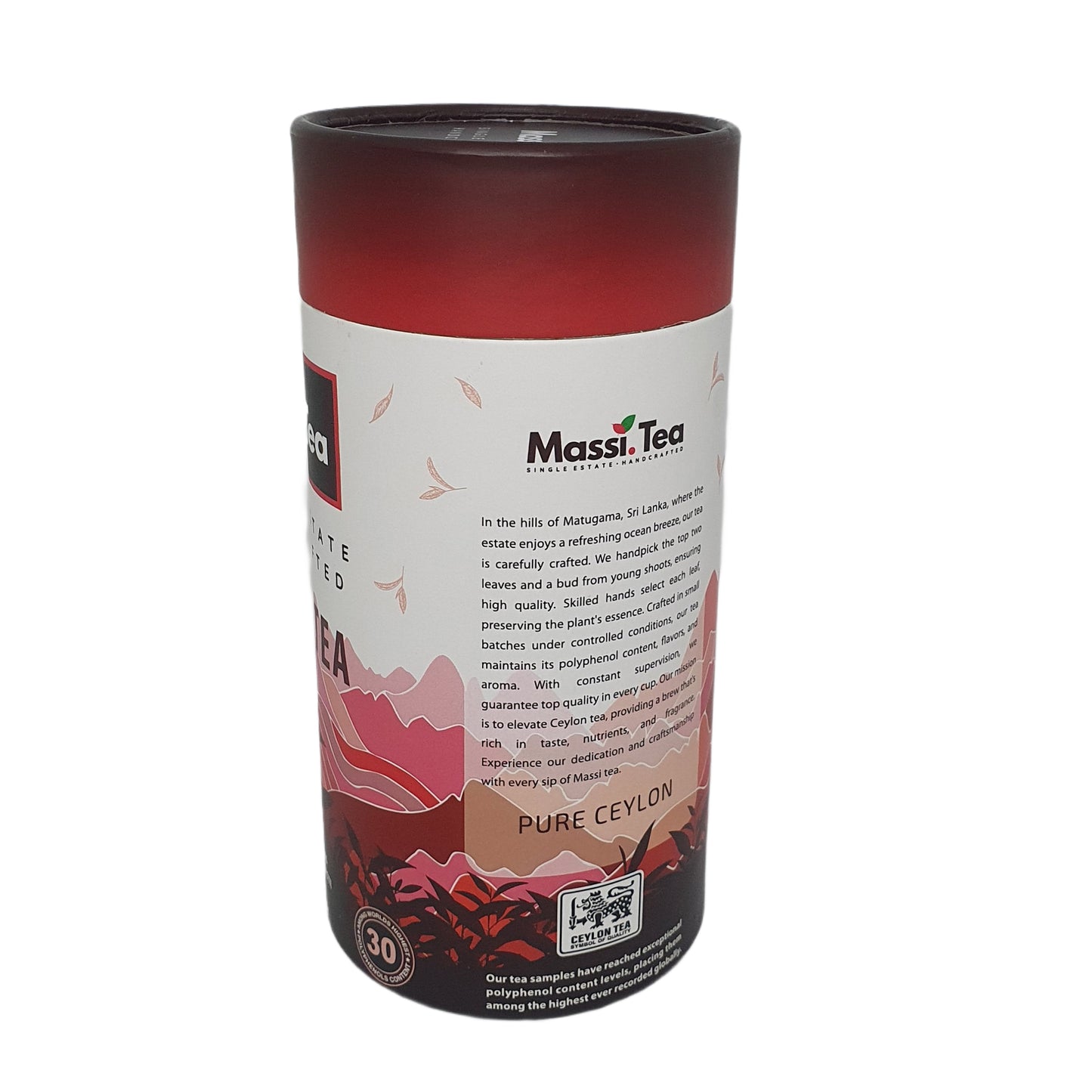 Thé noir artisanal Massi Tea Single Estate (50g)