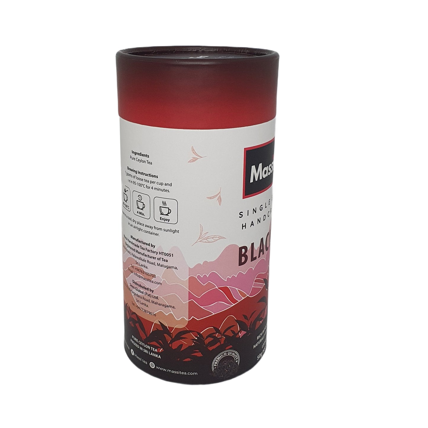 Thé noir artisanal Massi Tea Single Estate (50g)