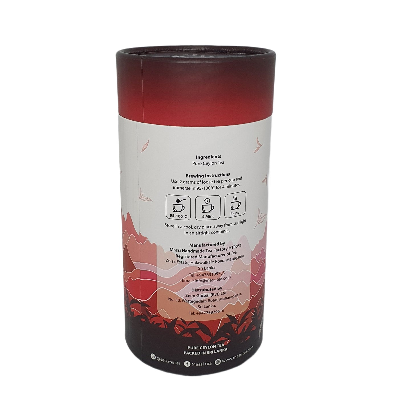 Thé noir artisanal Massi Tea Single Estate (50g)