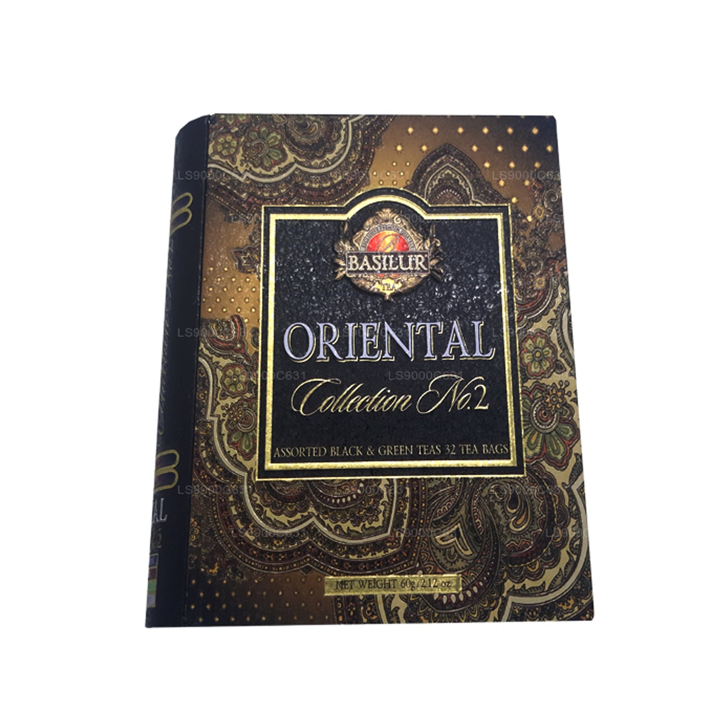 Livre à thé Basilur Oriental Collection Vol.2 (60 g) 32 sachets de thé