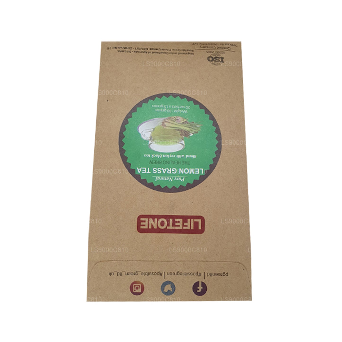 Thé à la citronnelle Lifetone (30 g)