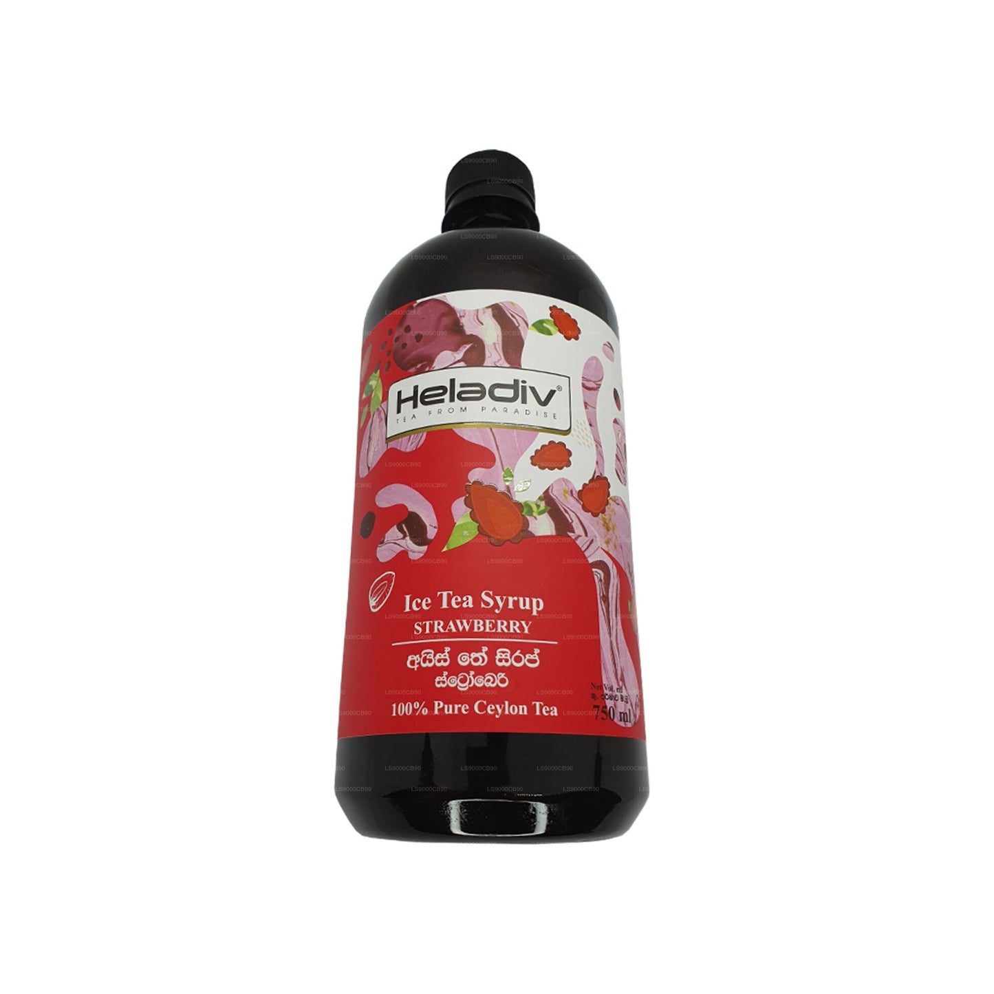 Concentré de thé glacé à la fraise Heladiv Cordial (750 ml)