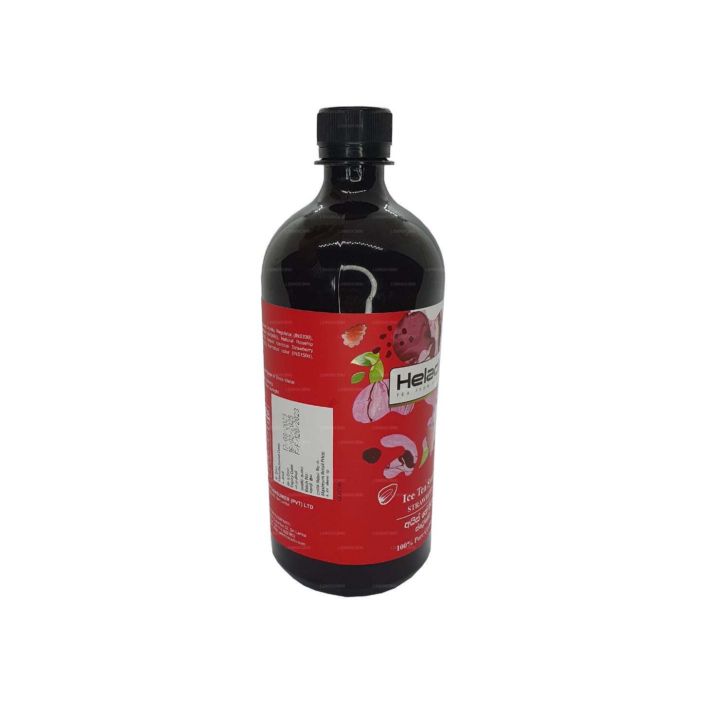 Concentré de thé glacé à la fraise Heladiv Cordial (750 ml)