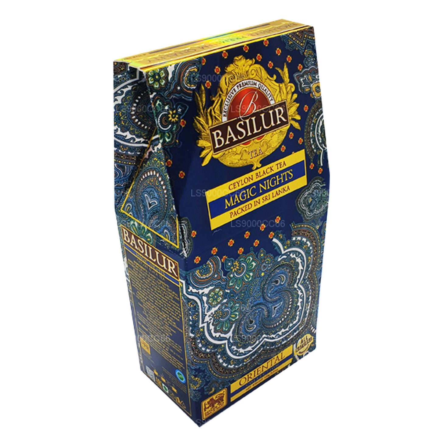 Thé aux feuilles noires de Ceylan Basilur Magic Nights (100 g)