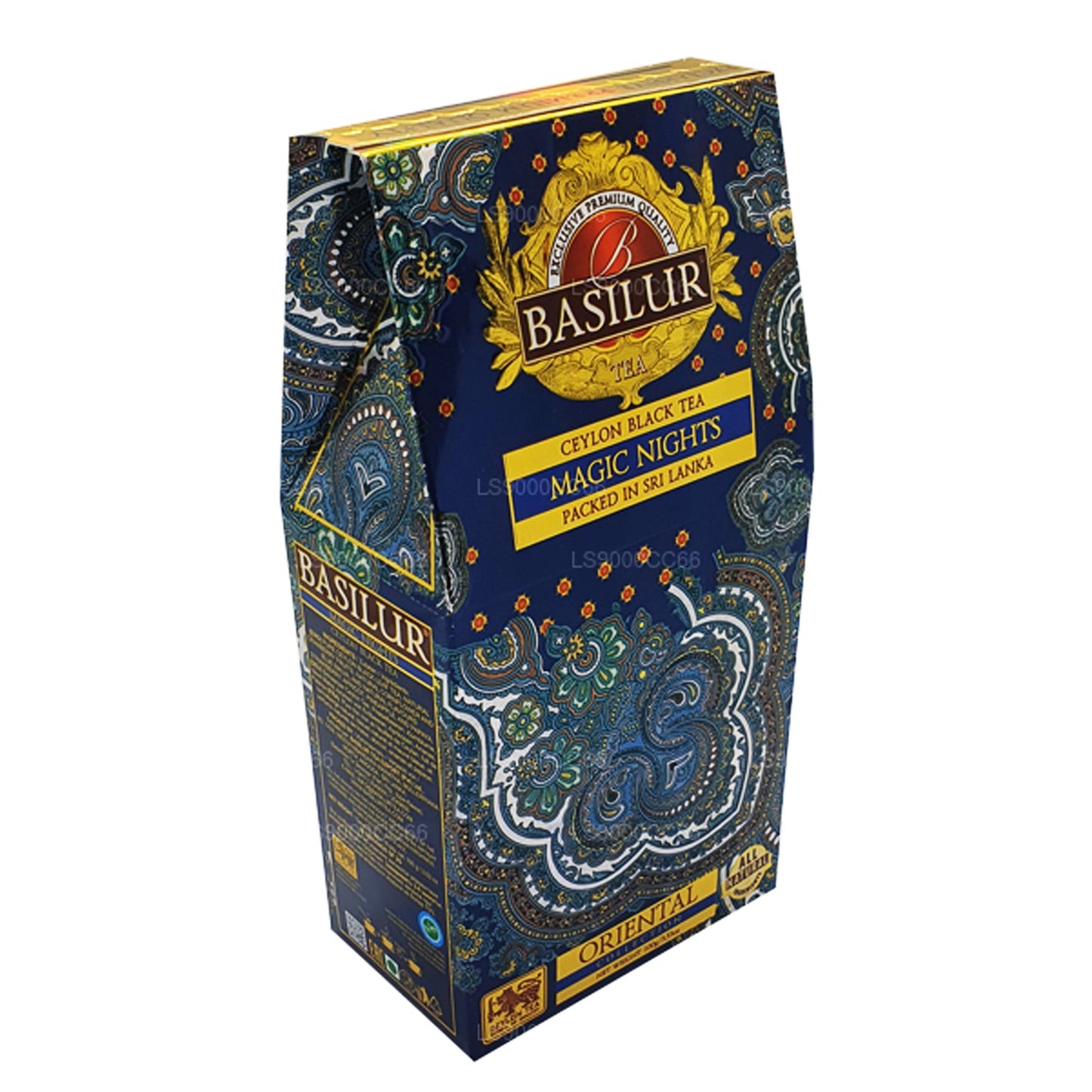 Thé aux feuilles noires de Ceylan Basilur Magic Nights (100 g)
