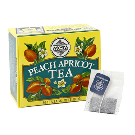 Thé Pêche Abricot Mlesna (100 g) 50 sachets