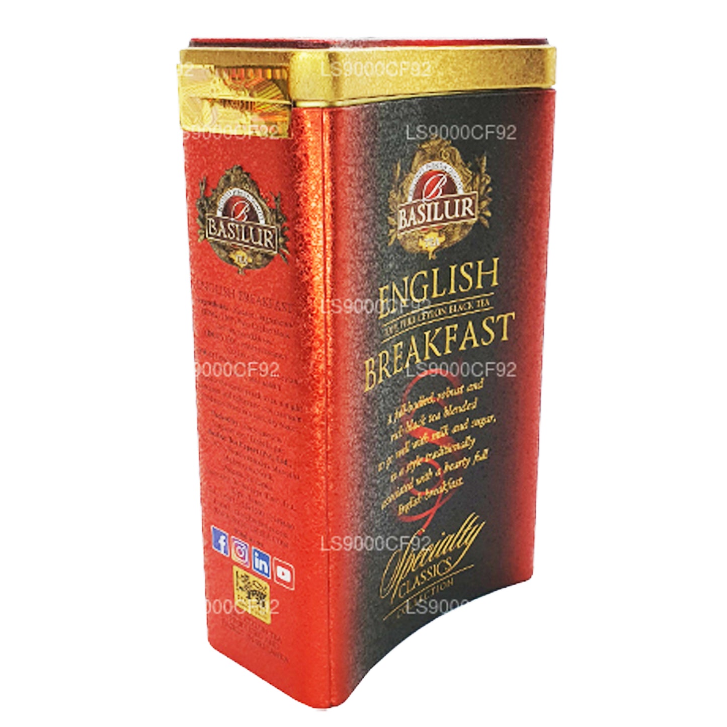 Petit déjeuner anglais Basilur Specialty Classics (100 g)