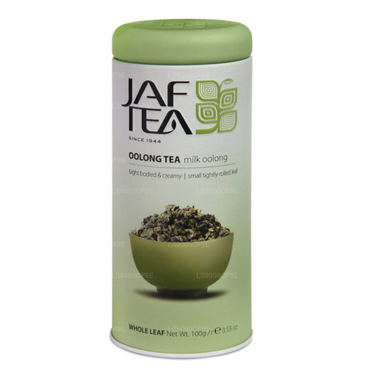 Boîte à oolong au lait Jaf Tea Pure Green Collection (100 g)