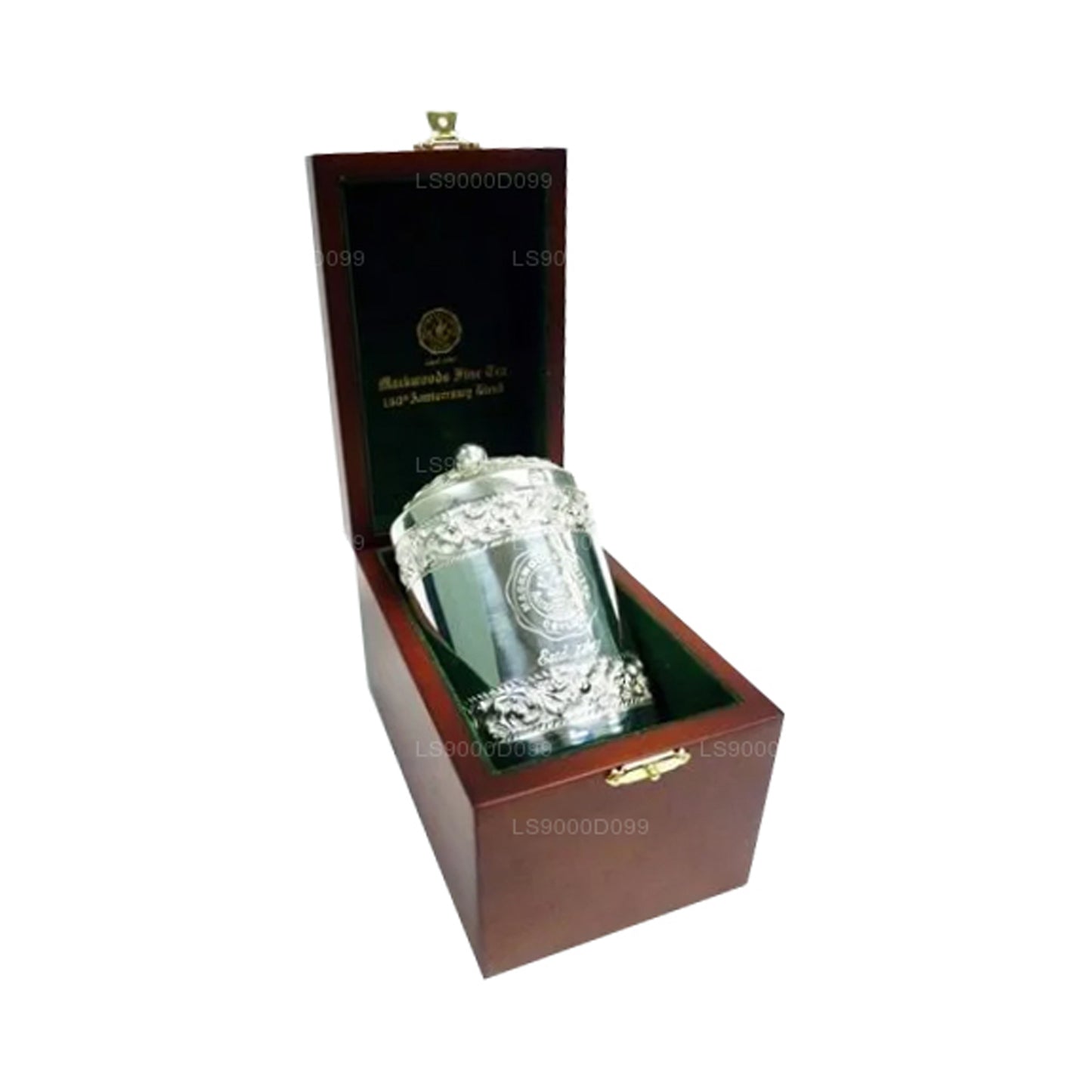 Mackwoods Iconic "165th Anniversary Blend" In A Silver Plated And Handcrafted Caddy In A Wooden Gift Box (40g)