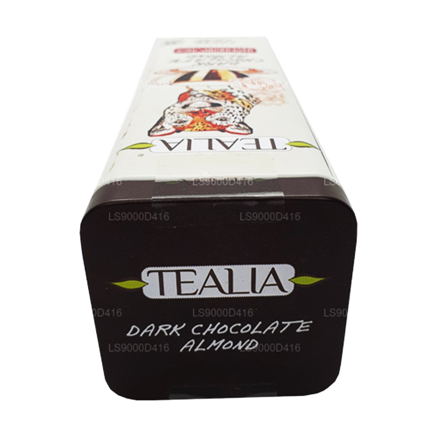 Tealia, chocolat noir, amandes, feuilles en vrac (100 g)