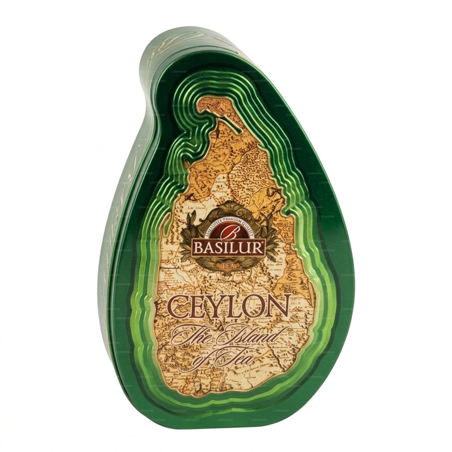 Boîte à thé « Green » de l'île de Basilur (100 g)