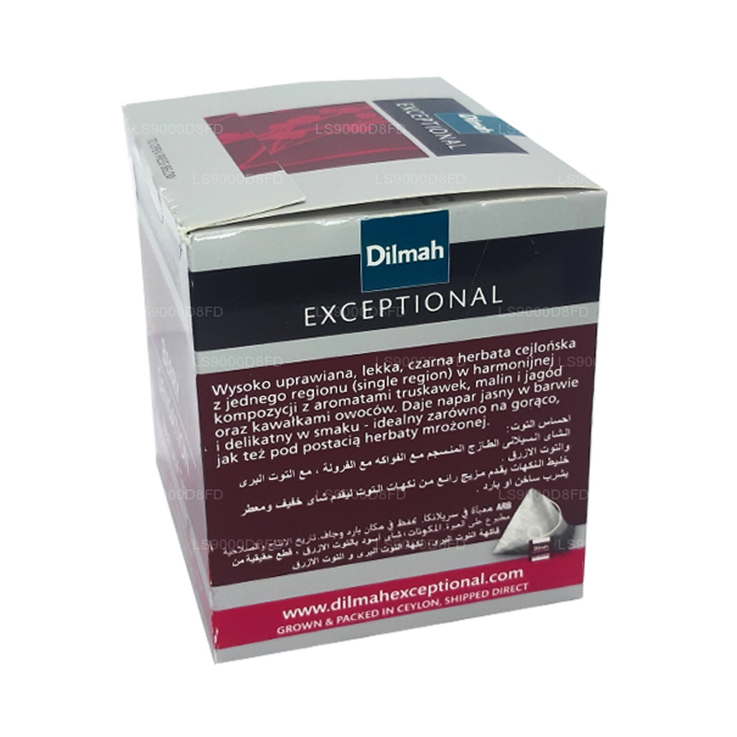 Thé Dilmah Exceptional Berry Sensation Real Leaf (40 g) 20 sachets de thé