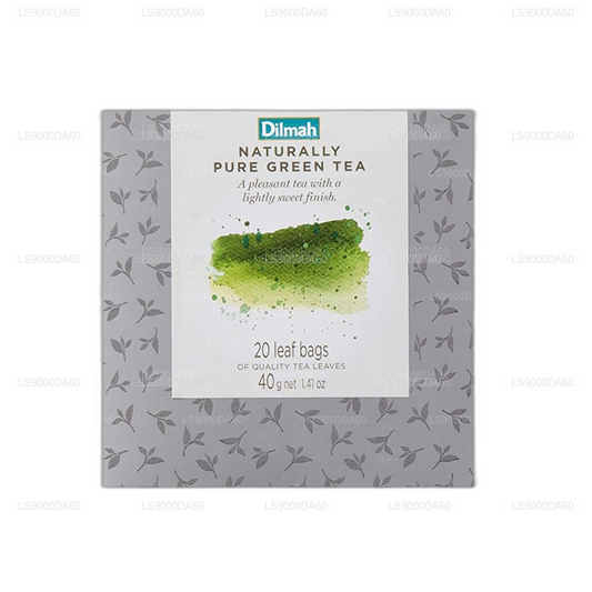 Dilmah Vivid Natural Pure Green Tea Teabag Refill (40g) Box