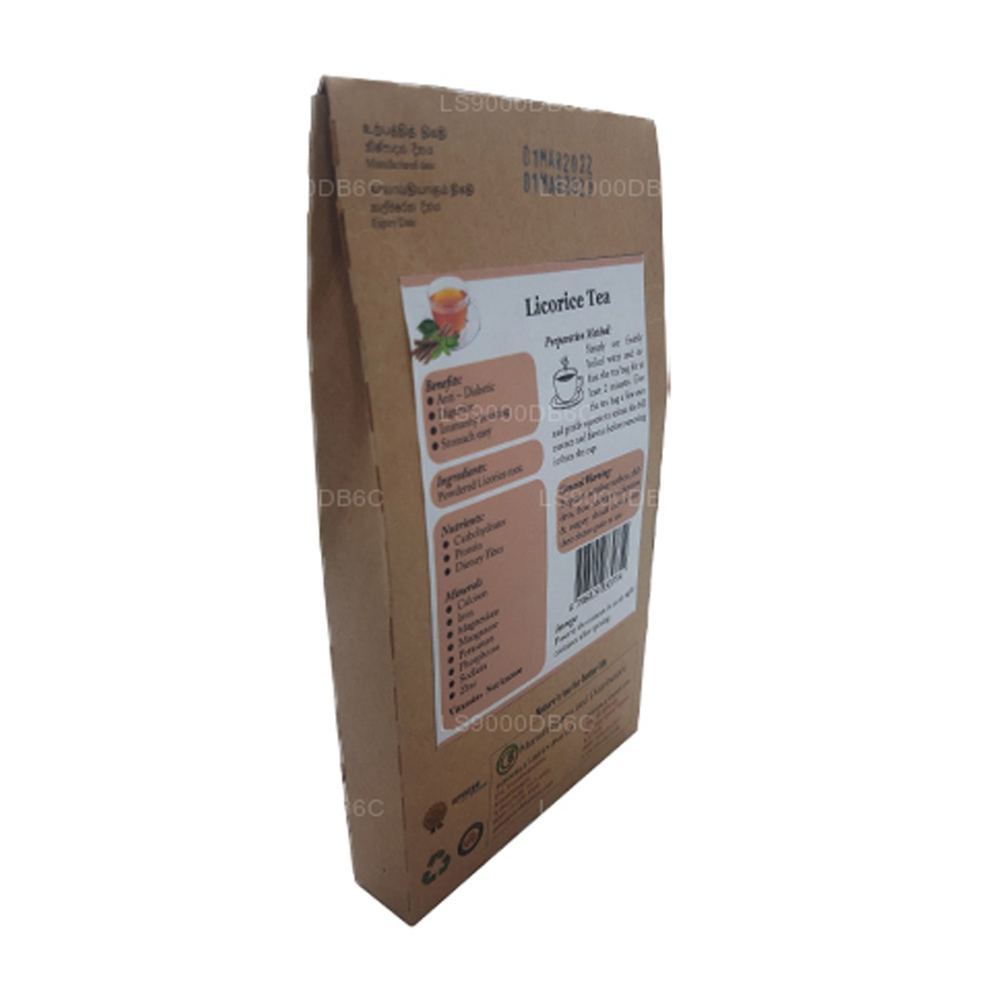 Thé à la réglisse Lifetone (40g)